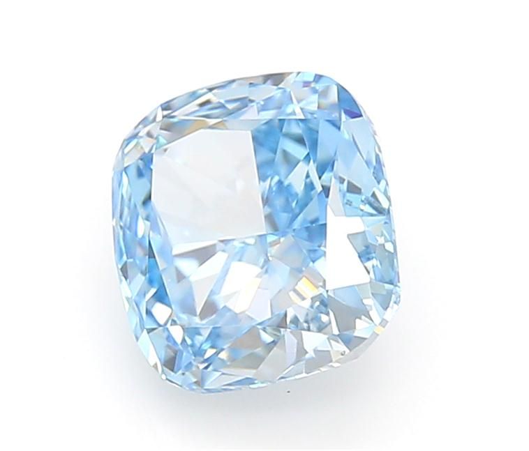 1.05 CT Fancy Vivid Blue CUSHION MODIFIED