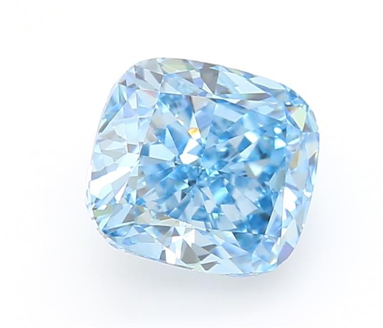 1.05 CT Fancy Vivid Blue CUSHION MODIFIED