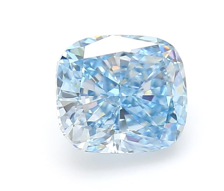 1.09 CT Fancy Vivid Blue CUSHION MODIFIED