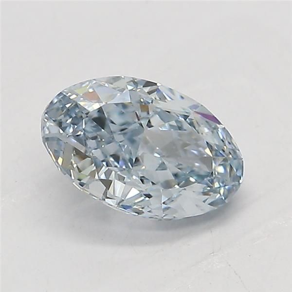 1.09 CT Fancy Intense Blue OVAL