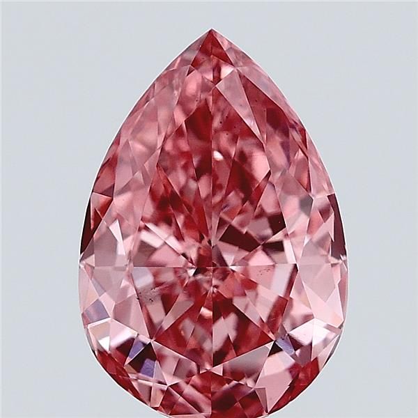 1.61 CT Fancy Vivid Pink PEAR