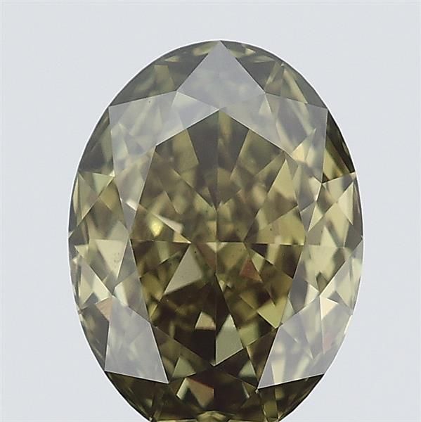 1.09 CT Fancy Vivid Green OVAL
