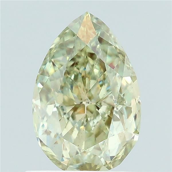 1.09 CT Fancy Vivid Green PEAR