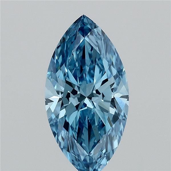 1.3 CT Fancy Vivid Blue MARQUISE