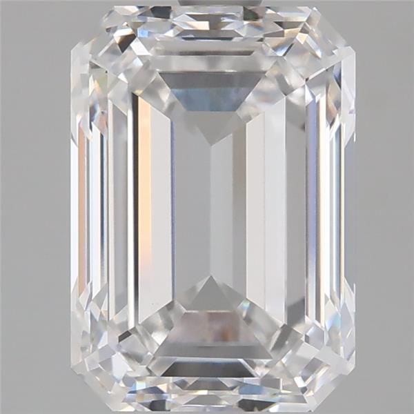 Diamant Émeraude 3.74 ct - Couleur E - Pureté VS1