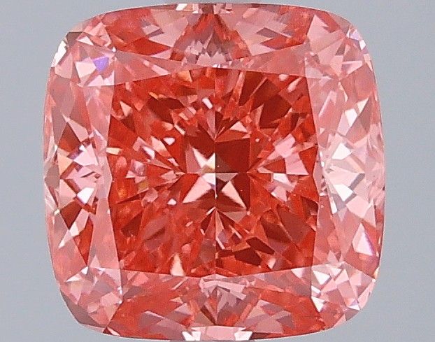 2.06 CT Fancy Vivid Pink CUSHION MODIFIED