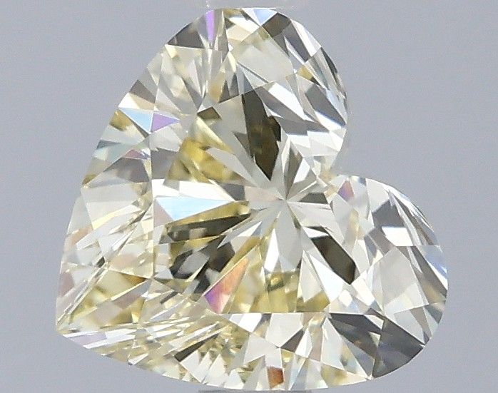 1.04 CT Fancy Light Yellow HEART