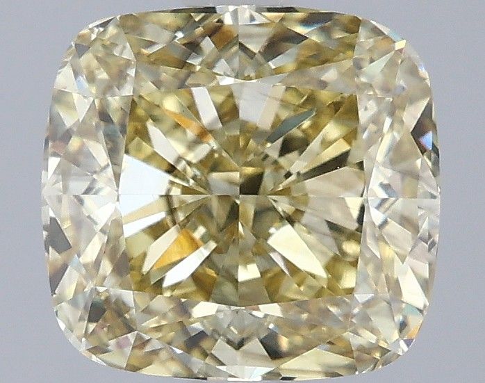 2.08 CT Fancy Yellow CUSHION MODIFIED