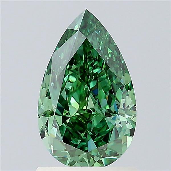 1.56 CT Fancy Vivid Green PEAR