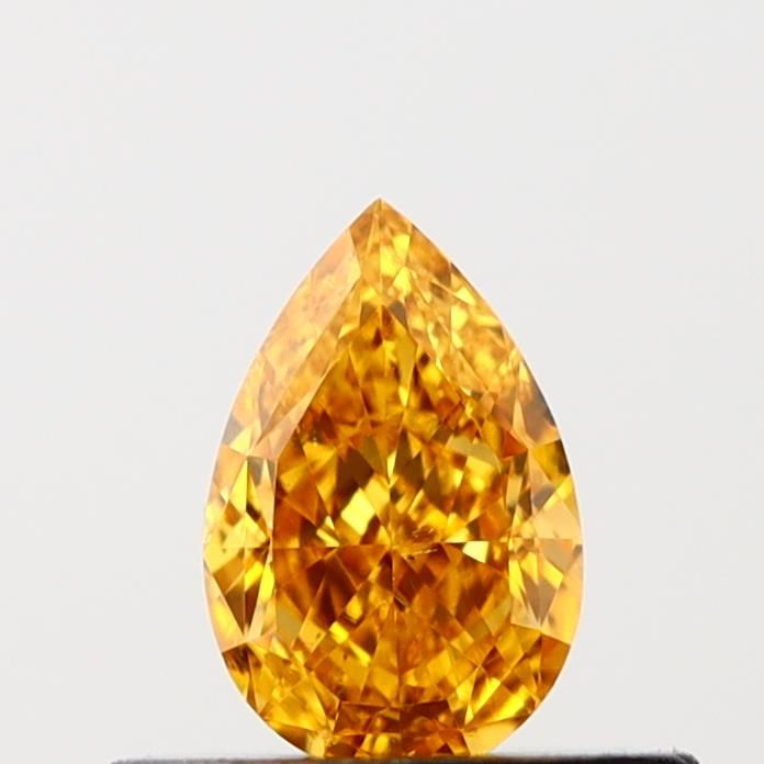 Diament 0.38 ct Fancy Vivid Orange/SI1