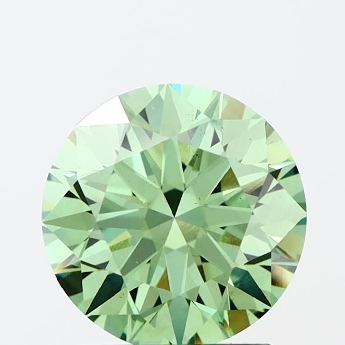 1.9 CT Fancy Vivid Green ROUND