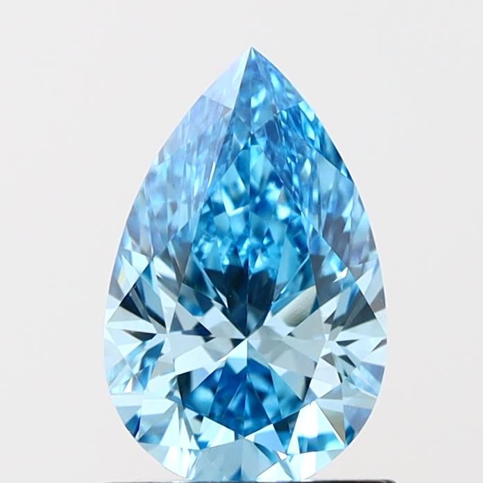1.05 CT Fancy Vivid Blue PEAR