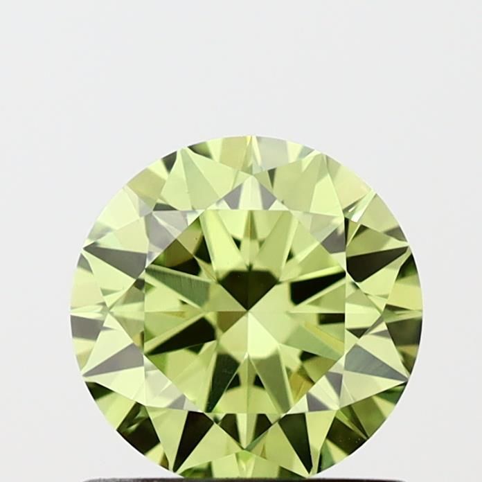 1.0 CT Fancy Vivid Green ROUND