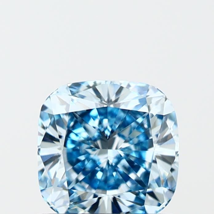 1.12 CT Fancy Intense Blue CUSHION BRILLIANT