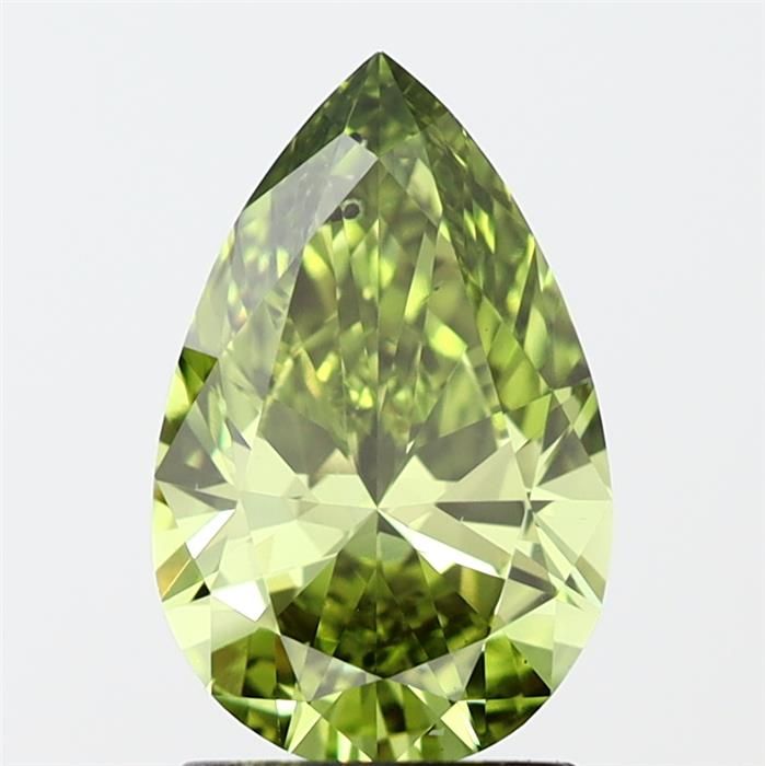 1.8 CT Fancy Vivid Green PEAR