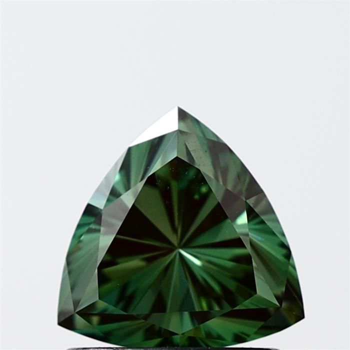 1.03 CT Fancy Deep Green TRIANGULAR