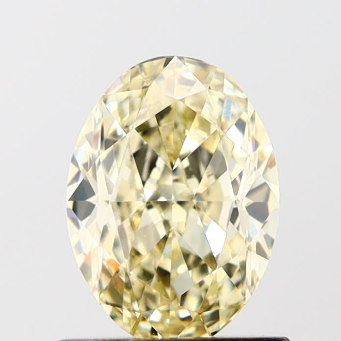 1.08 CT Fancy Light Yellow OVAL