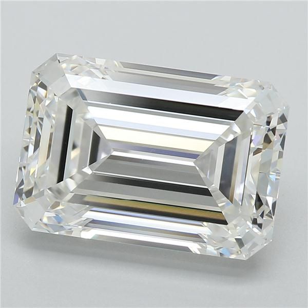 Diamant Émeraude 4.48 ct - Couleur G - Pureté VVS2