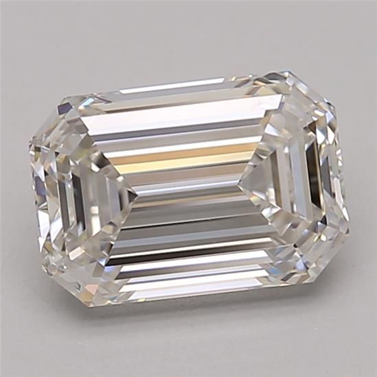 Diamant Émeraude 1.89 ct - Couleur H - Pureté VVS1