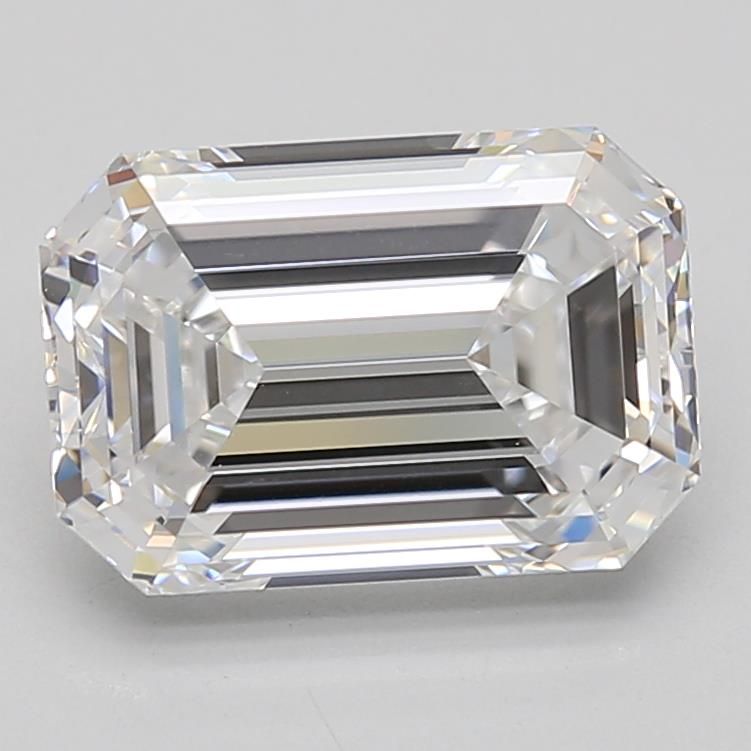 Diamant Émeraude 3.07 ct - Couleur D - Pureté VVS1