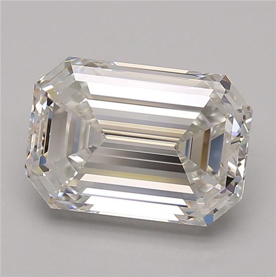 Diamant Émeraude 3.77 ct - Couleur G - Pureté VVS1