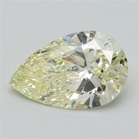 0.92 CT Fancy Light Yellow PEAR