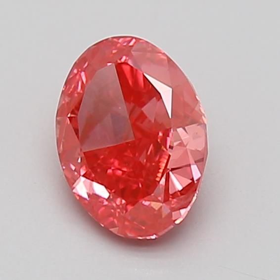 0.74 CT Fancy Vivid Pink OVAL