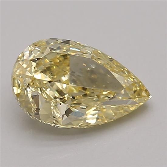 1.34 CT Fancy Vivid Yellow PEAR