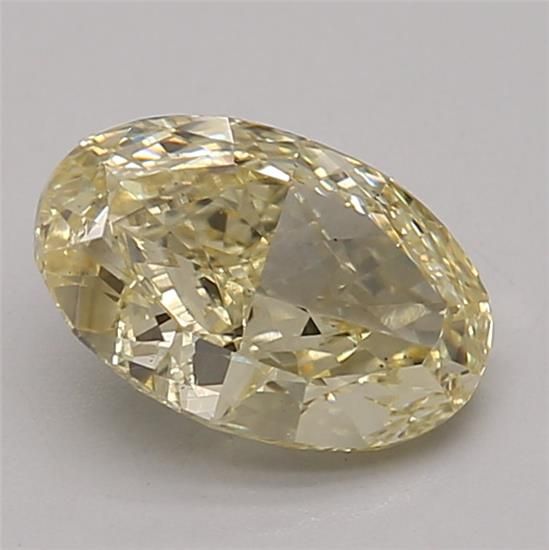 1.34 CT Fancy Yellow OVAL