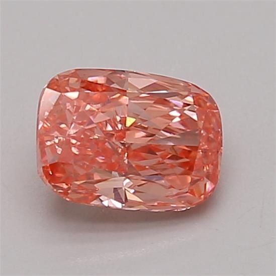 0.8 CT Fancy Vivid Pink CUSHION MODIFIED