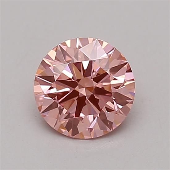 0.61 CT Fancy Vivid Pink ROUND