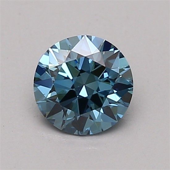 0.53 CT Fancy Vivid Blue ROUND