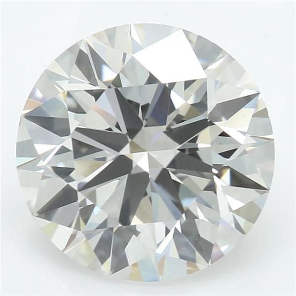 2.70 ct. round Lab Grown Diamond front image