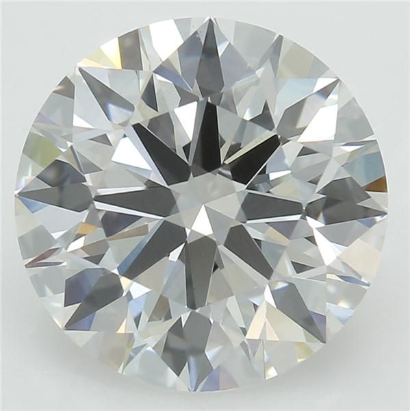 2.70 ct. round Lab Grown Diamond front image