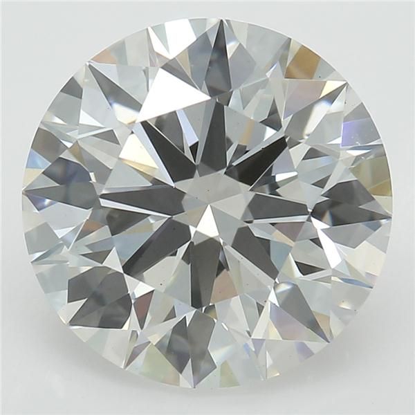 2.60 ct. round Lab Grown Diamond front image