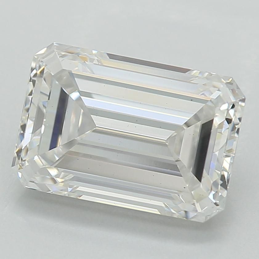 Diamant Émeraude 1.38 ct - Couleur F - Pureté VS1