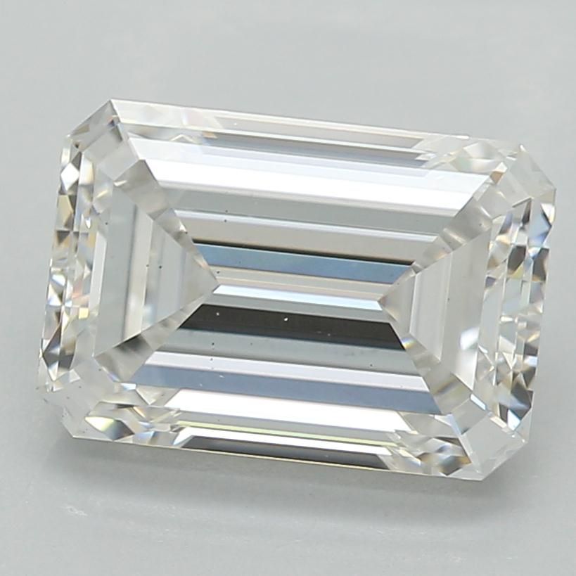 Diamant Émeraude 1.35 ct - Couleur F - Pureté VS2