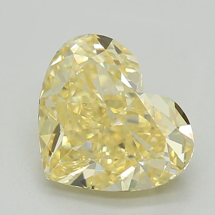 1.1 CT Fancy Vivid Yellow HEART
