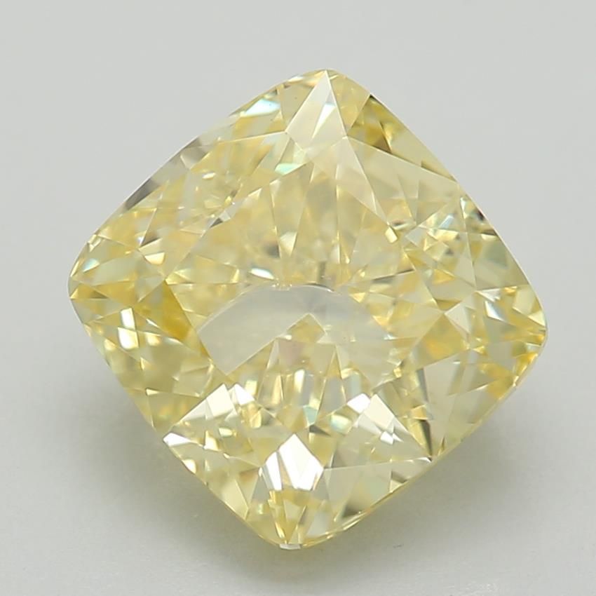 1.43 CT Fancy Vivid Yellow CUSHION BRILLIANT