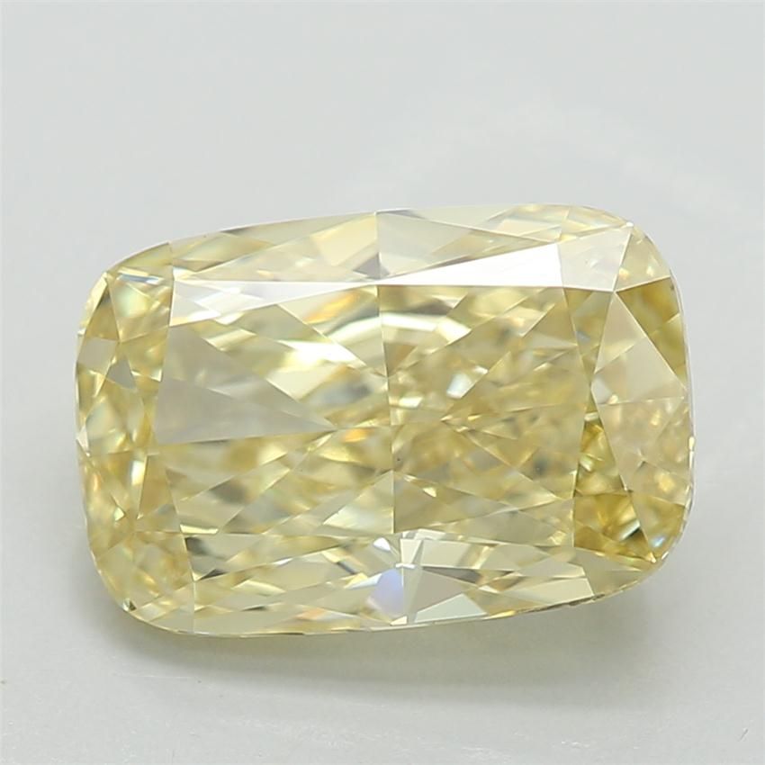 1.56 CT Fancy Vivid Yellow CUSHION BRILLIANT