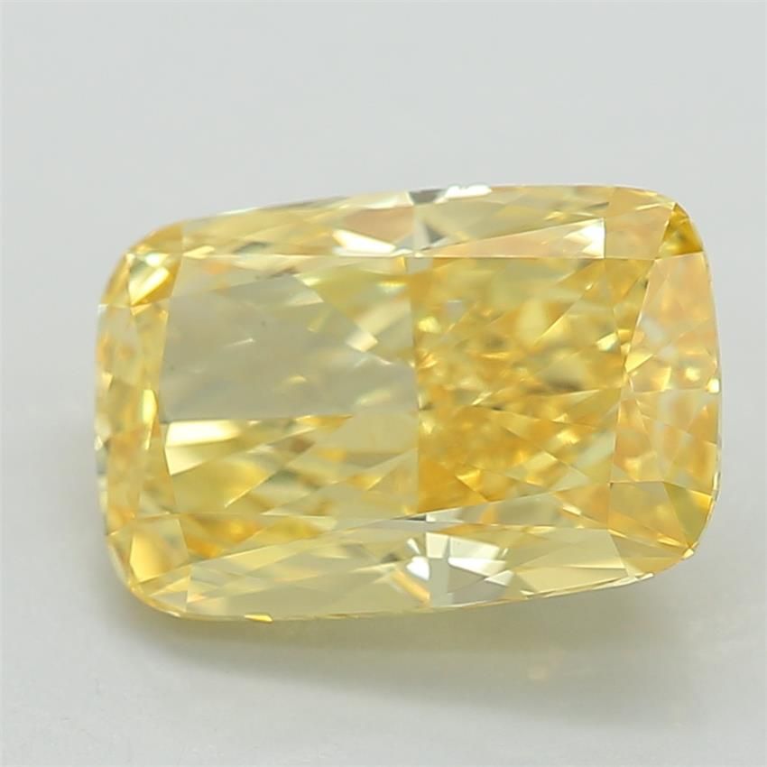 1.6 CT Fancy Vivid Yellow CUSHION MODIFIED