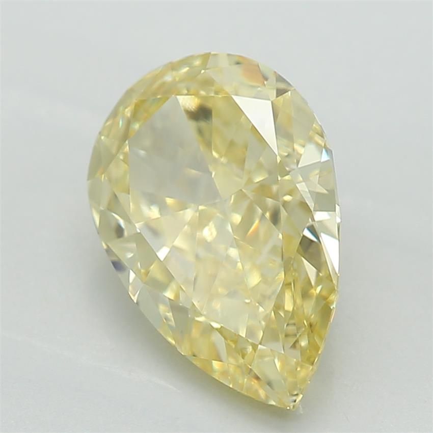1.35 CT Fancy Vivid Yellow PEAR