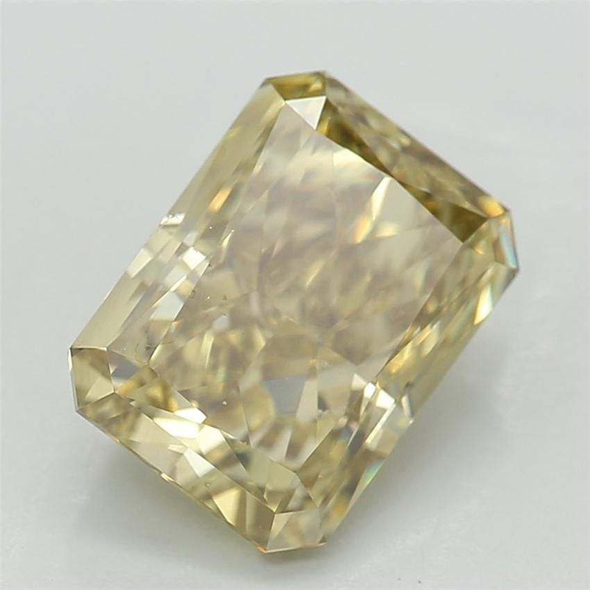 1.56 CT Fancy Intense Gray Yellow RADIANT