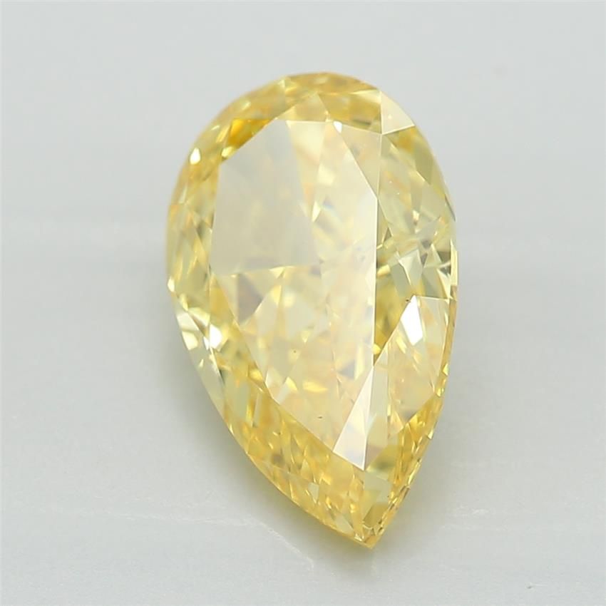 1.29 CT Fancy Vivid Yellow PEAR