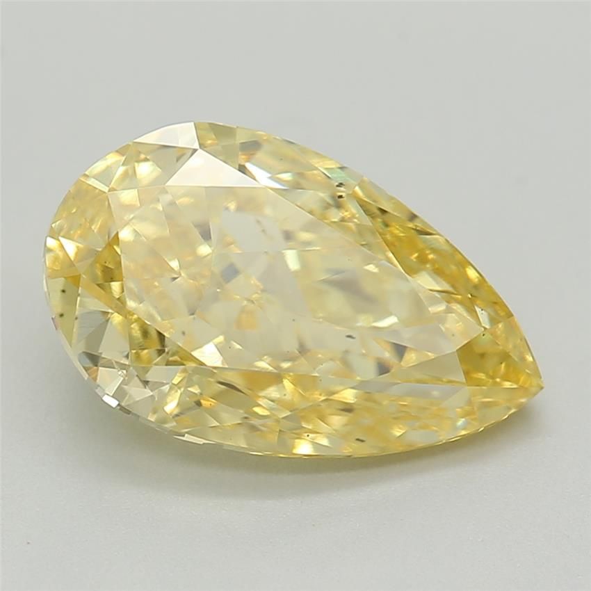 1.65 CT Fancy Vivid Yellow PEAR