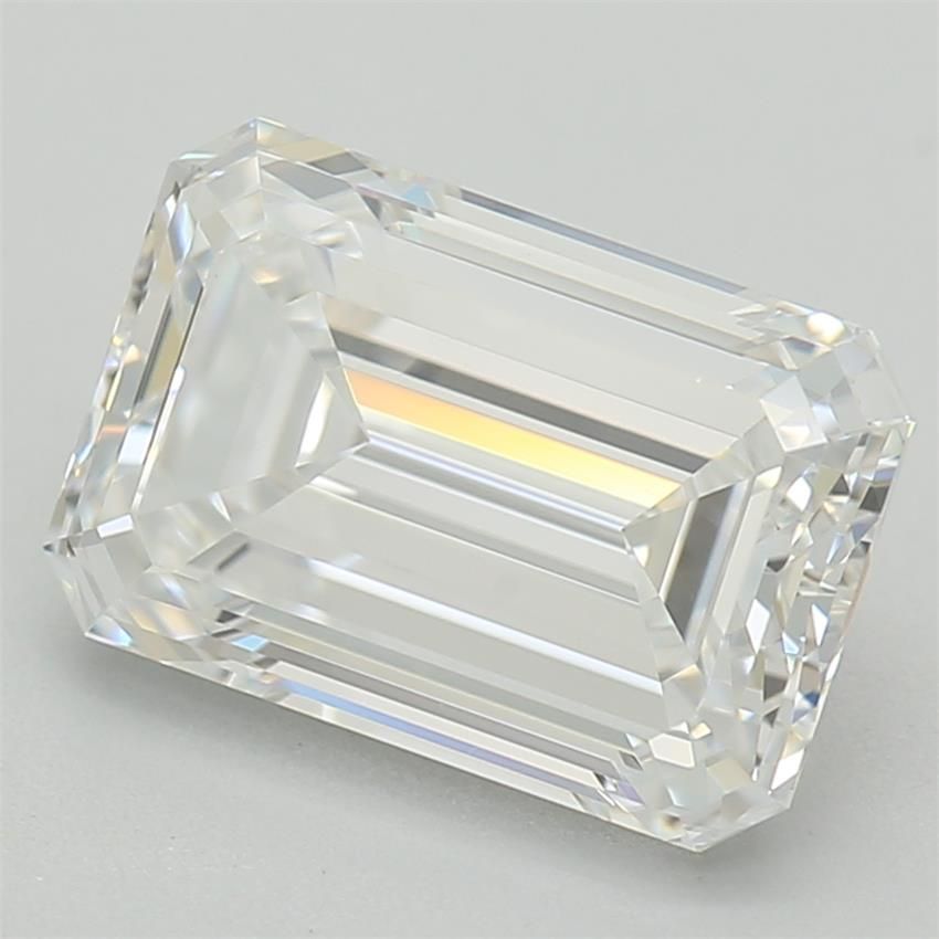 Diamant Émeraude 1.59 ct - Couleur E - Pureté VVS2