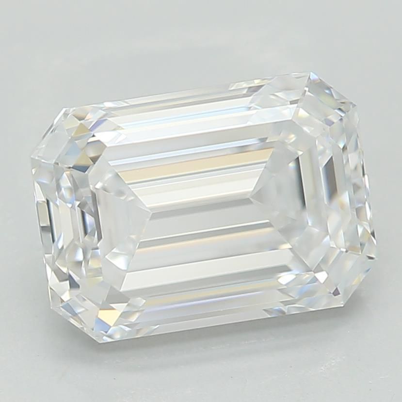 Diamant Émeraude 1.44 ct - Couleur D - Pureté VVS2