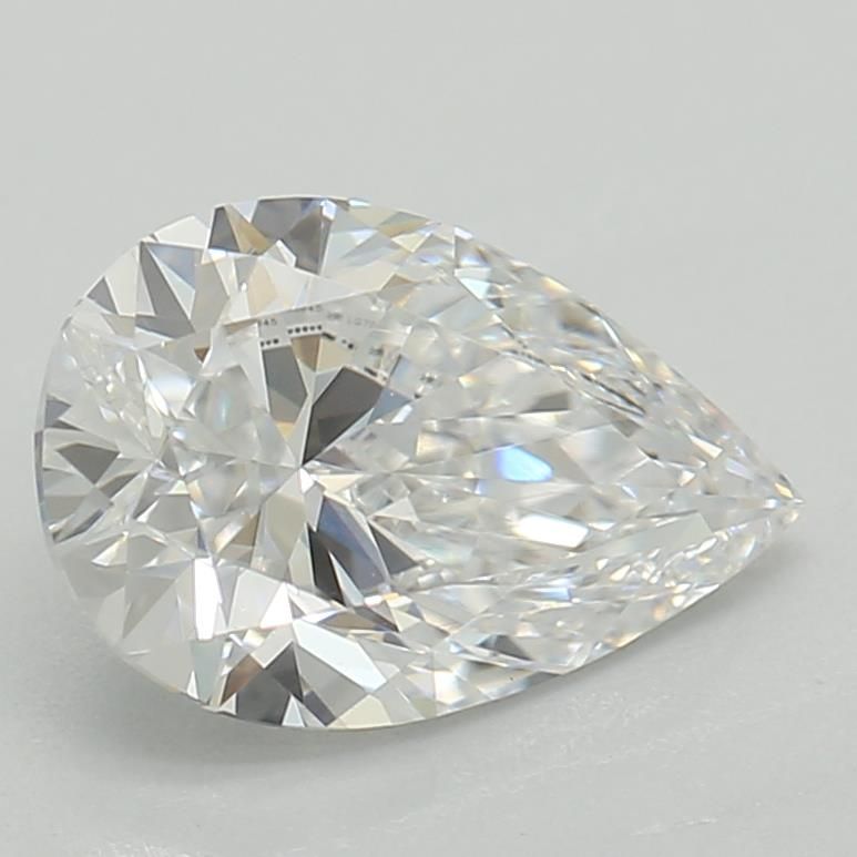 0.76 ct lab-grown Pear Diamond
