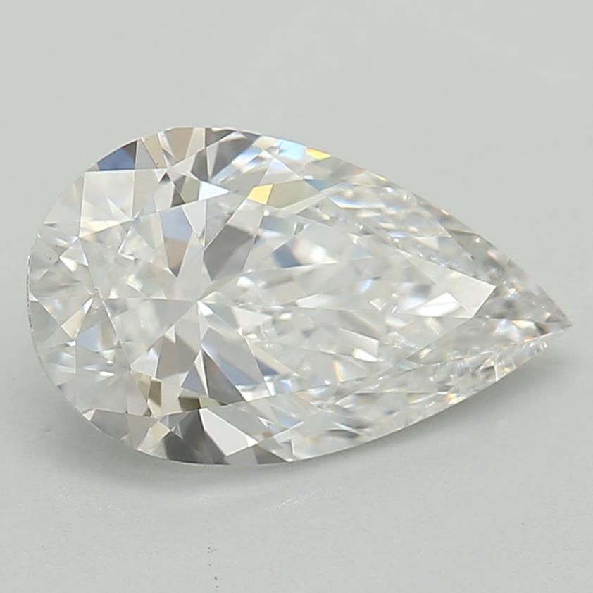 0.76 ct lab-grown Pear Diamond