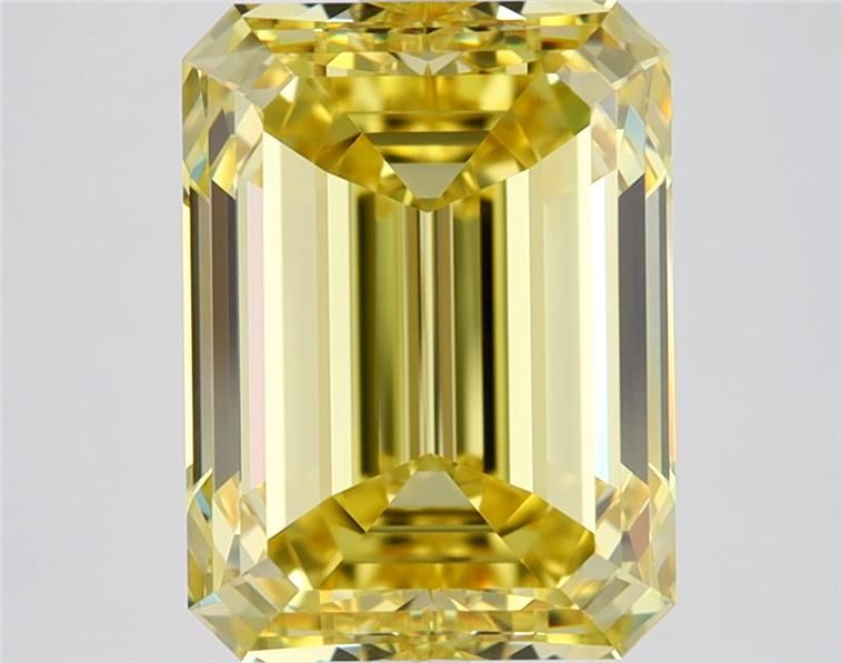 Diament 5.05 ct Fancy Vivid Yellow/FL